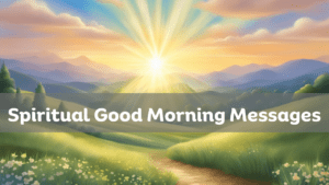 good morning messages spiritual