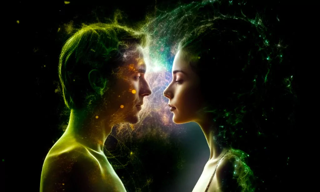 spiritual connection or cosmic unity