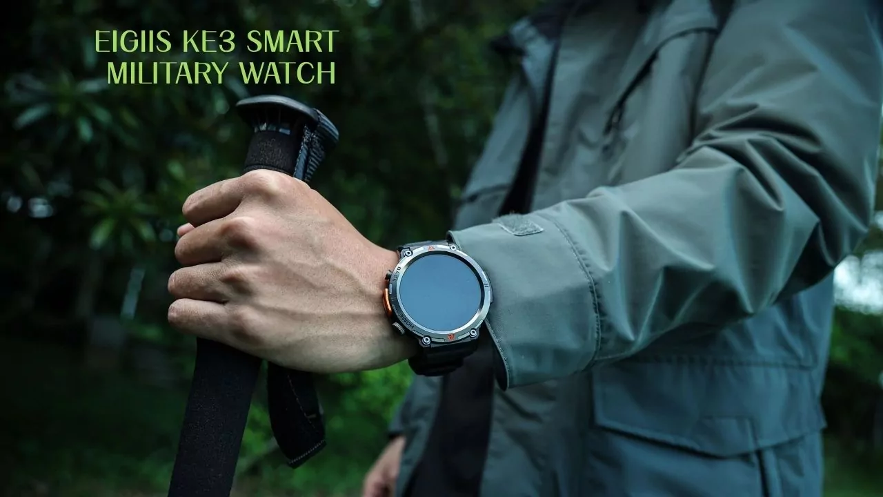 The Eigiis KE3 Smart Military Watch: Perfect for Adventure and Fitness Tracking